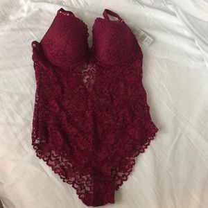 NWT lace teddy